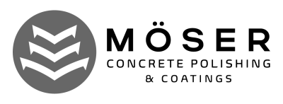 Moser Concrete Polishing Logo - Horizontal Color